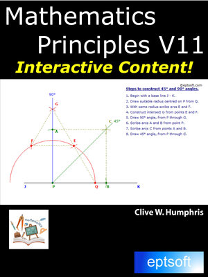cover image of Mathematics Principles V11